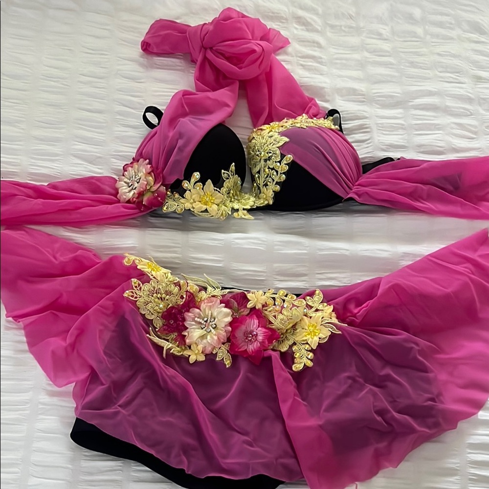 Pink & Black Costumes with Unique Design - never worn,  comp cancelled